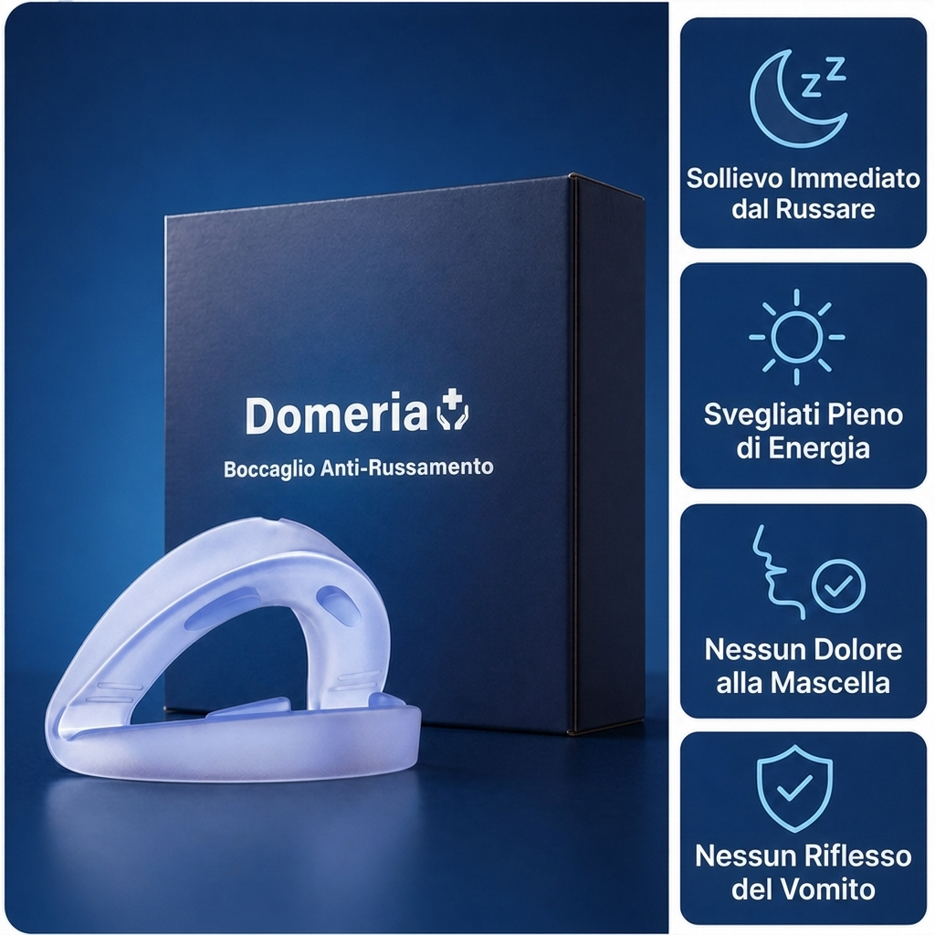 Domeria® Paradenti Anti-Russamento