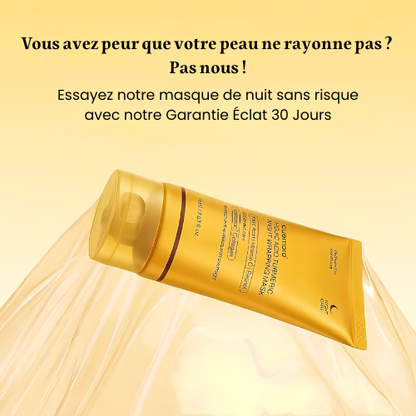 GlowNight™ - Masque de Nuit Éclat au Curcuma