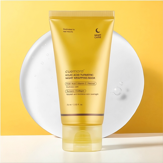 GlowNight™ - Masque de Nuit Éclat au Curcuma